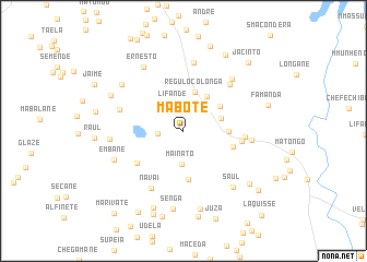 map of Mabote