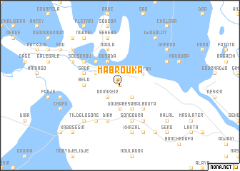 map of Mabrouka