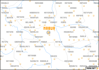 map of Mabua