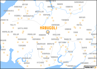 map of Mabugoli