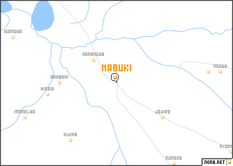 map of Mabuki