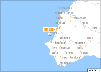 map of Mabuki