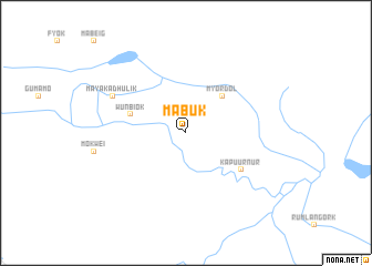 map of Mabuk