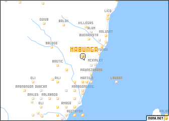 map of Mabunga