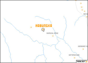 map of Mabungka