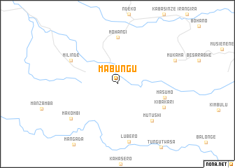 map of Mabungu