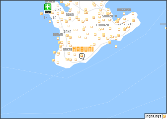 map of Mabuni