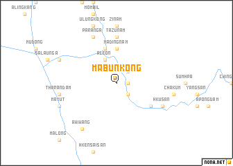 map of Mabunkong