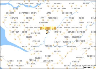 map of Mabunsa