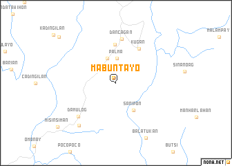 map of Mabuntayo