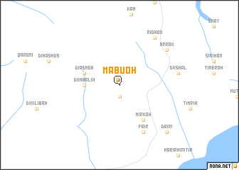 map of Mābūʼoh