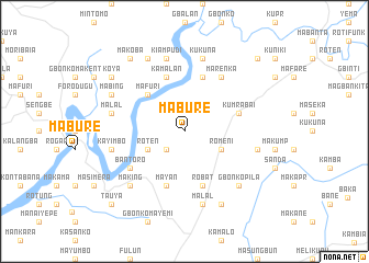 map of Mabure