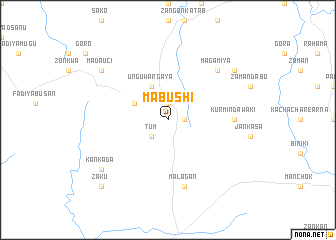 map of Mabushi