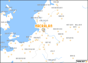 map of Maca-alan