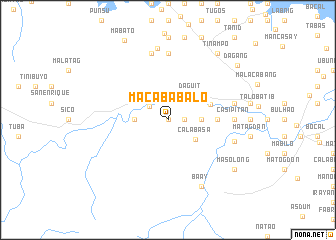 map of Macababalo