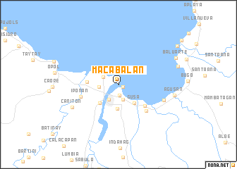 map of Macabalan