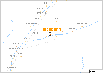 map of Macacona