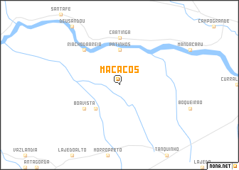map of Macacos