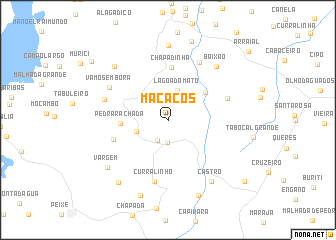 map of Macacos