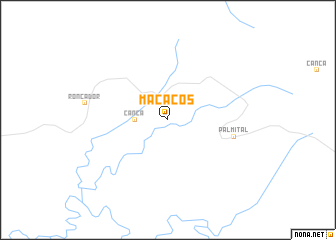 map of Macacos