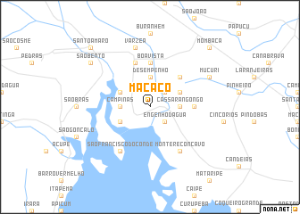 map of Macaco