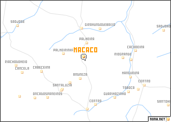map of Macaco