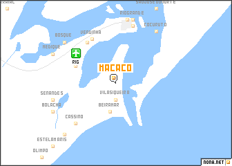 map of Macaco