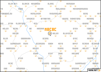 map of Macac