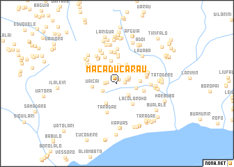 map of Macaducarau