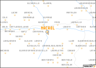 map of Macael