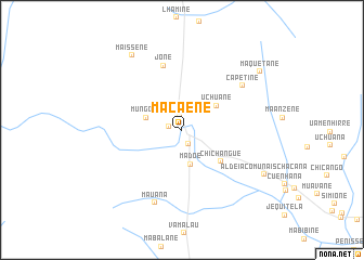 map of Macaene