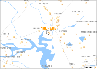 map of Macaene