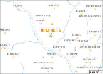 map of Macahuite