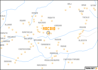 map of Macaia