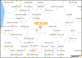 map of Macaján