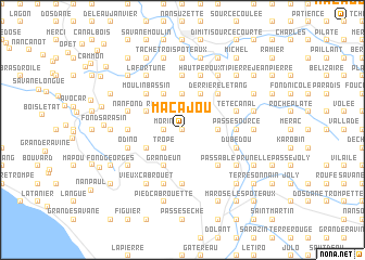 map of Macajou