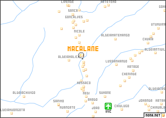 map of Macalane