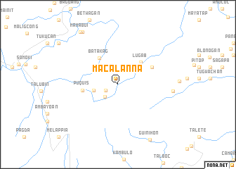 map of Macalanna