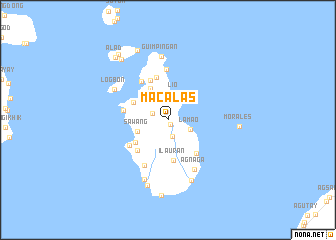 map of Macalas