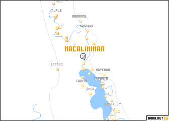 map of Macalim Iman