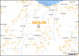map of Macalira