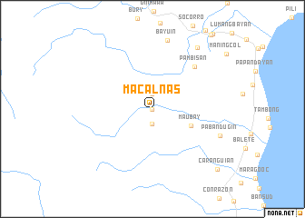 map of Macalnas