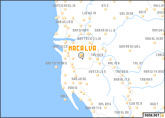 map of Macalva