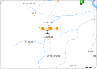 map of Macambira