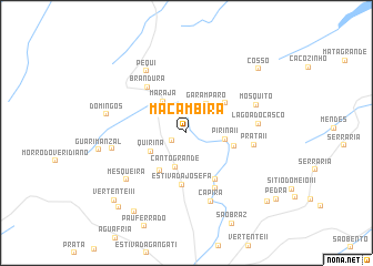 map of Macambira