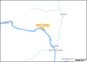 map of Macanal