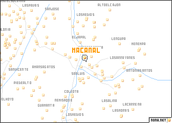 map of Macanal