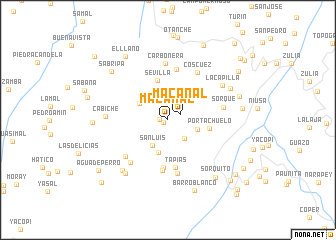 map of Macanal