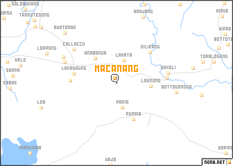 map of Macanang