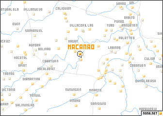 map of Macañao